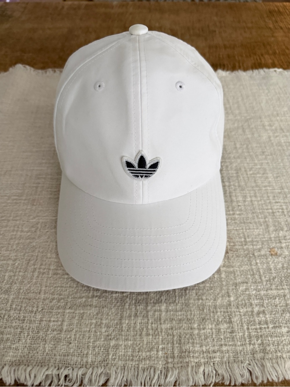 Adidas Strapback Golf Hat - White/Navy